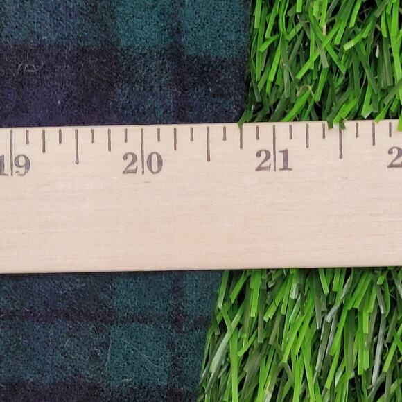 Vintage Pendleton Flannel Button Shirt Large 21x27 Shadow Plaid - Picture 7 of 9